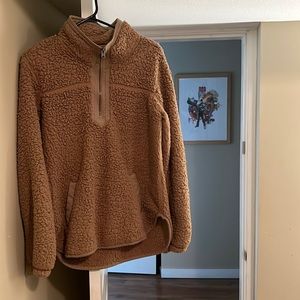 A&F soft Sherpa jacket
